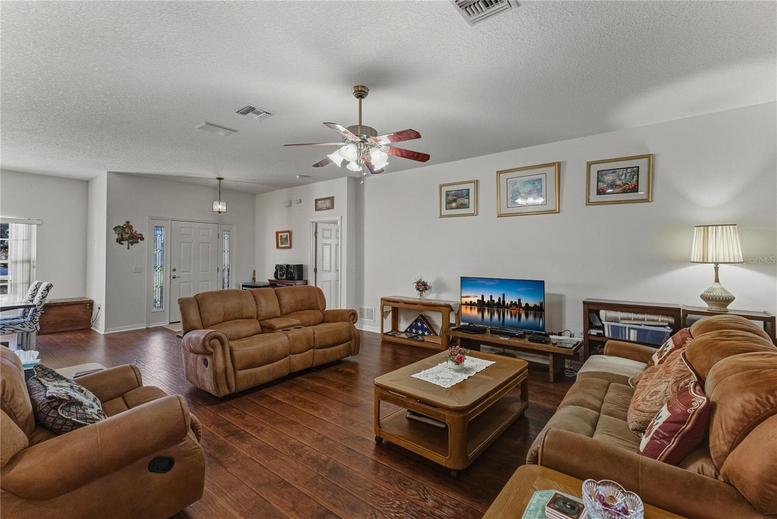 The living room looking to the east and south. - 4360 ASHTON CLUB DR, LAKE WALES