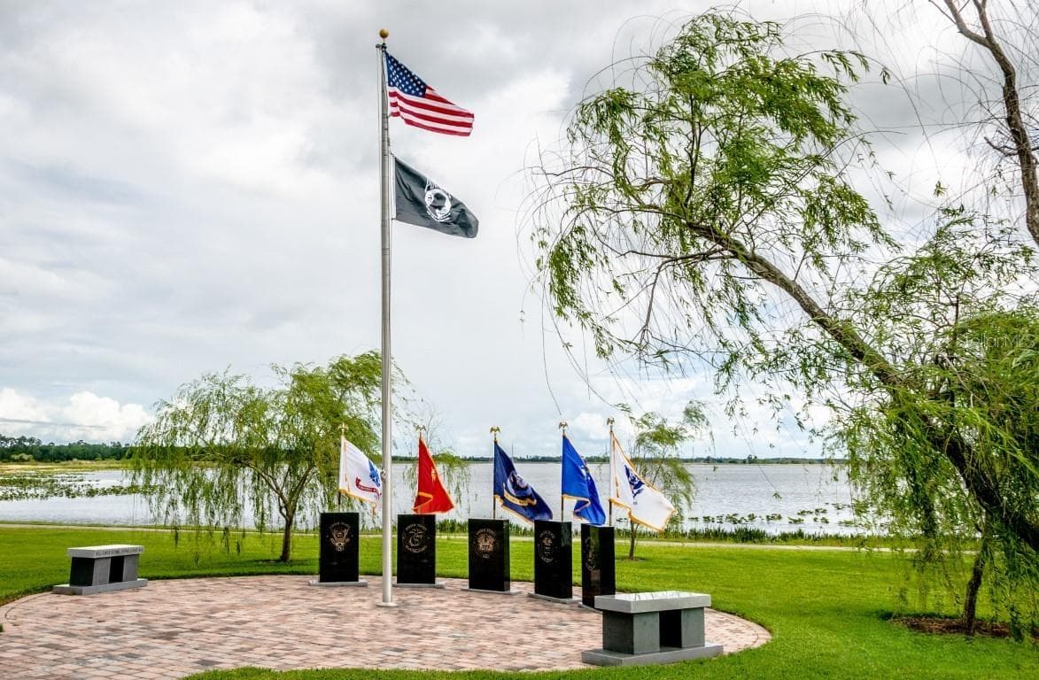 A very active veteran's group support the veteran's memorial and benefit the community in many ways. - 4360 ASHTON CLUB DR, LAKE WALES