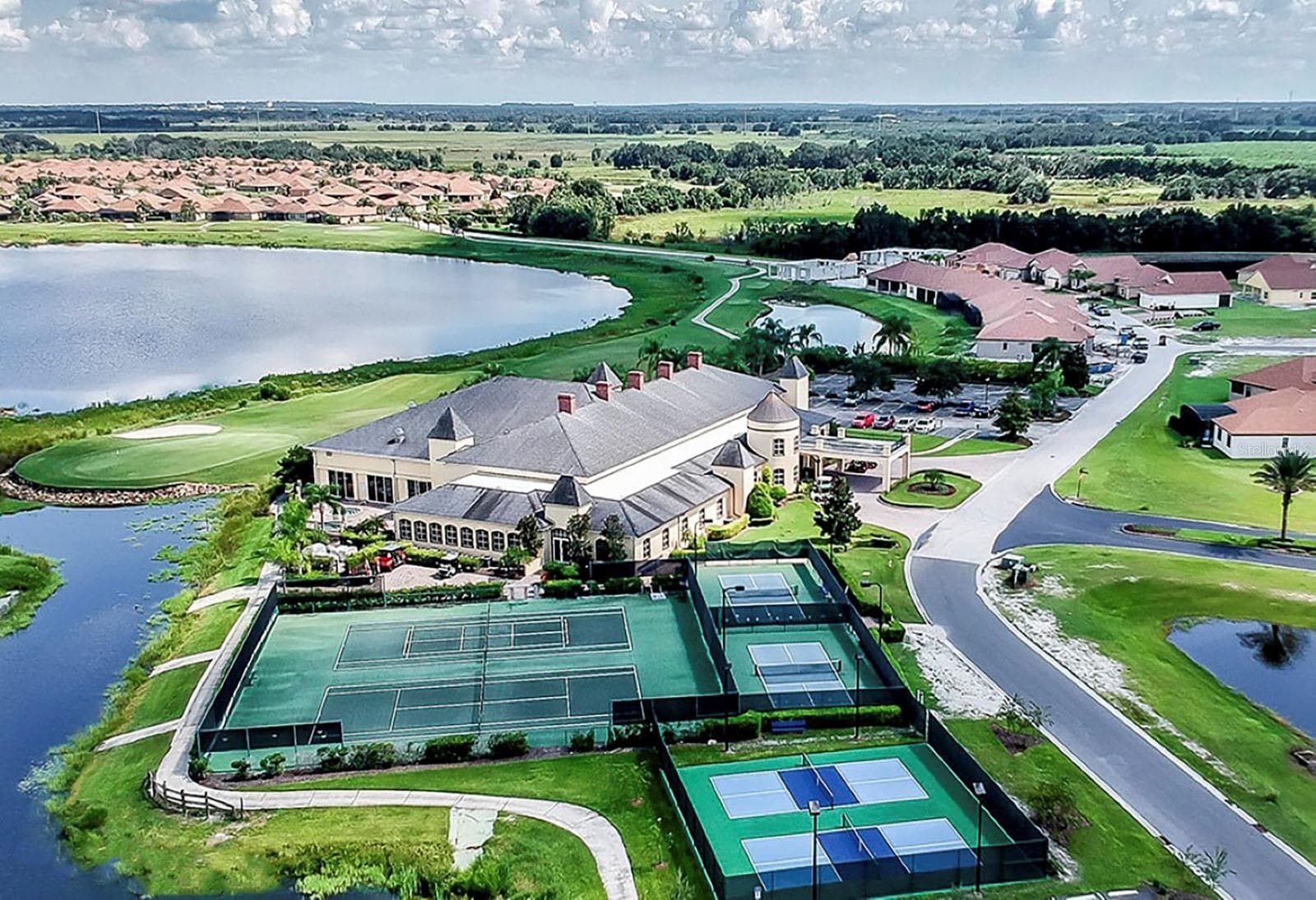 The Health and Fitness Center is 30,000 square feet filled with amenities for residents. The grounds have tennis courts and 4 lighted pickleball courts. - 4360 ASHTON CLUB DR, LAKE WALES