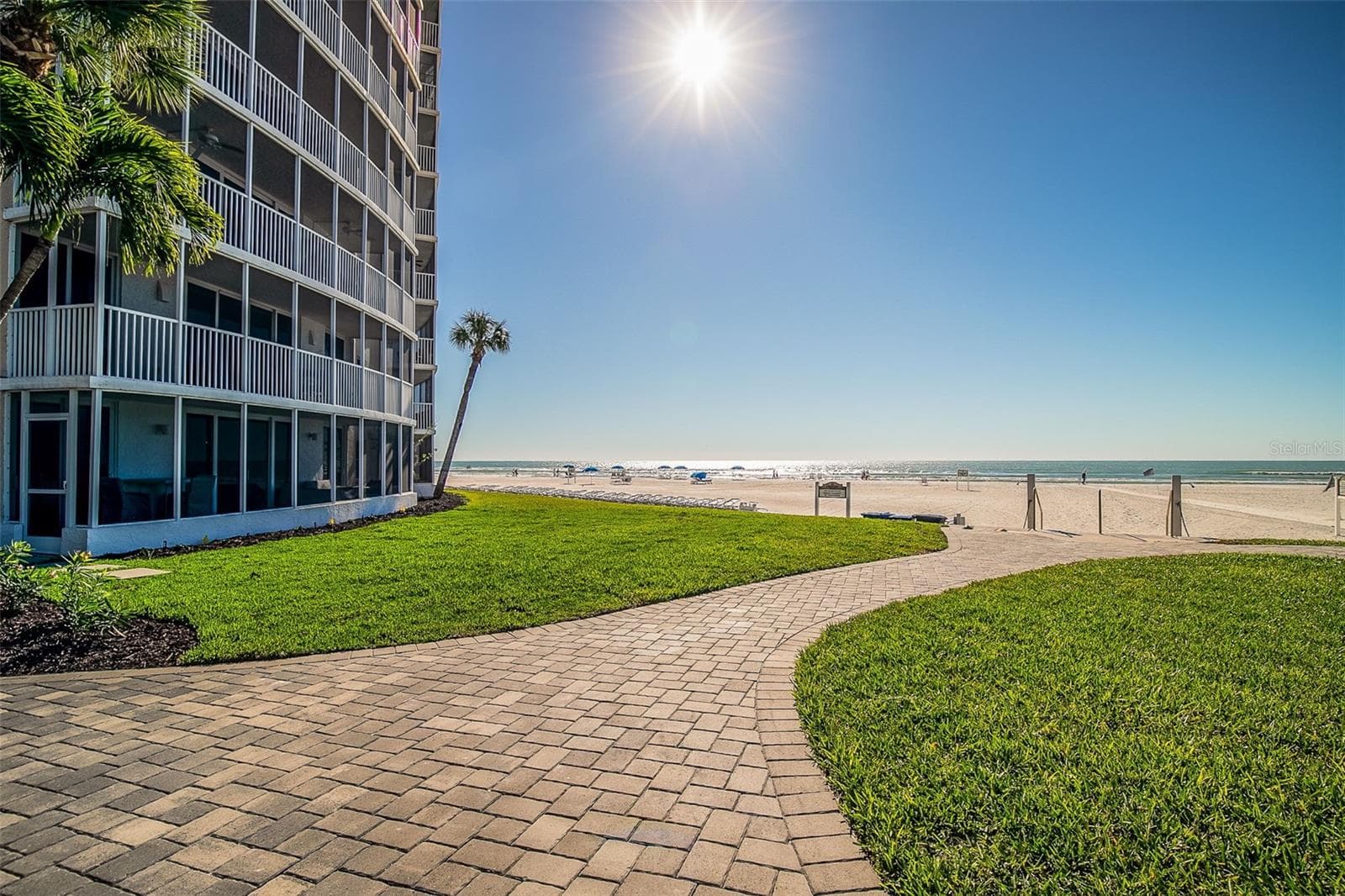 Crystal Sands is a direct gulf front gated community with heated pool and beach chairs and umbrellas for owners and guests. - 6300 MIDNIGHT PASS RD #21, SARASOTA