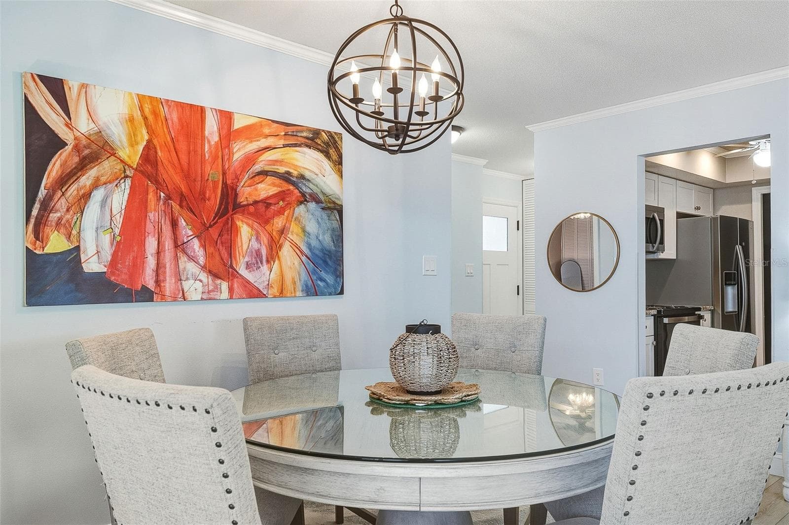 Dining area. - 6300 MIDNIGHT PASS RD #21, SARASOTA