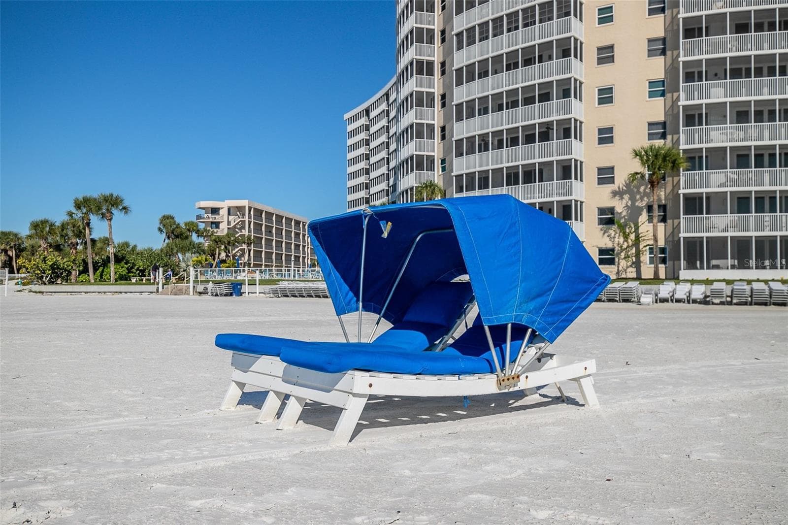 Loungers and shades are available for exclusive use of residents and guests. - 6300 MIDNIGHT PASS RD #21, SARASOTA