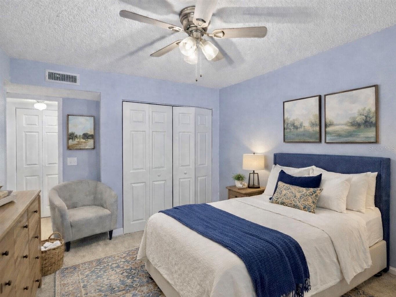 VIRTUAL STAGED PRIMARY BEDROOM - 11920 DIETZ DR #11920, TAMPA