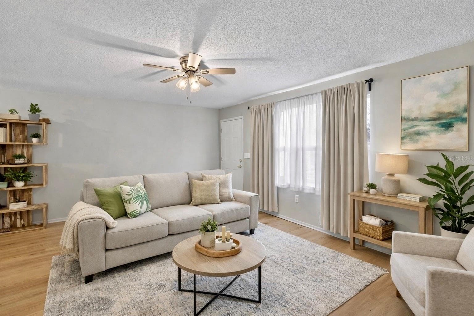 VIRTUAL STAGED LIVING ROOM - 11920 DIETZ DR #11920, TAMPA