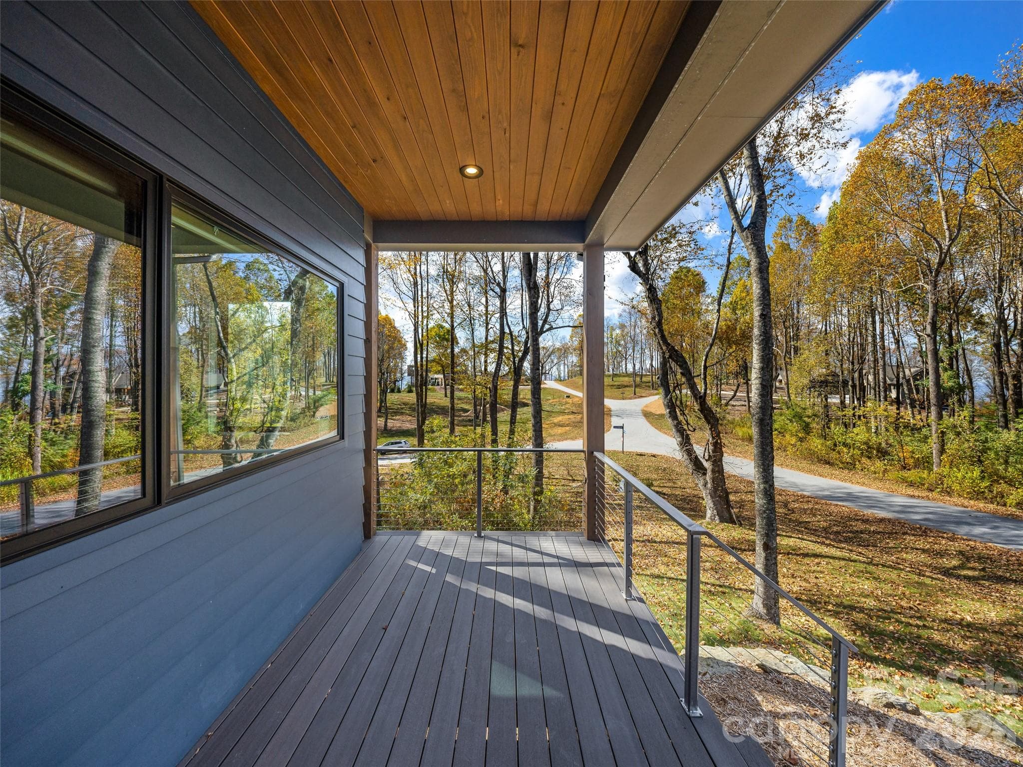 Room for a rocking chair on the covered front porch. - Fletcher