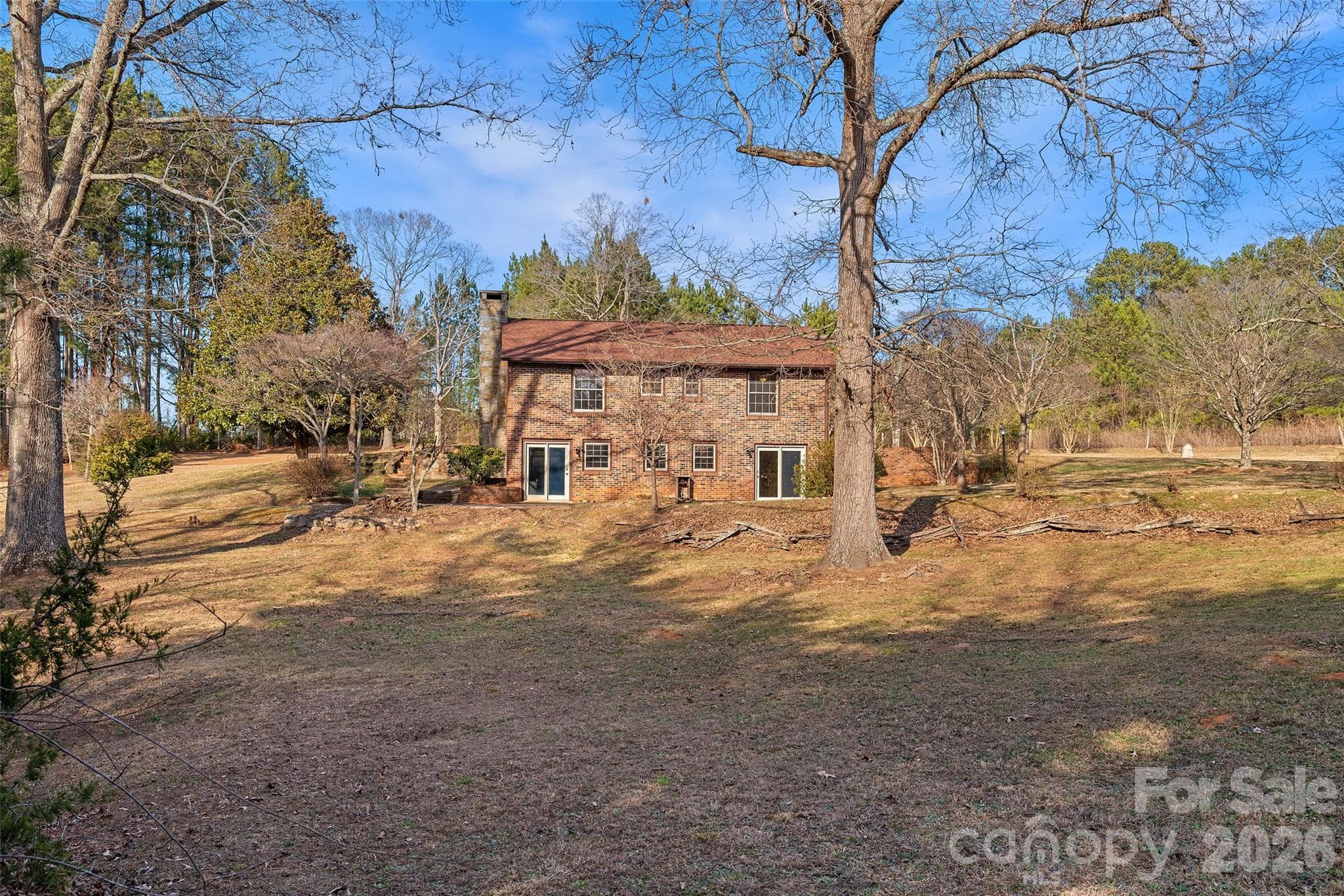View of outside entrance to basement apartment.  Would make great AIRBNB! - 591 Landrum Road, Columbus