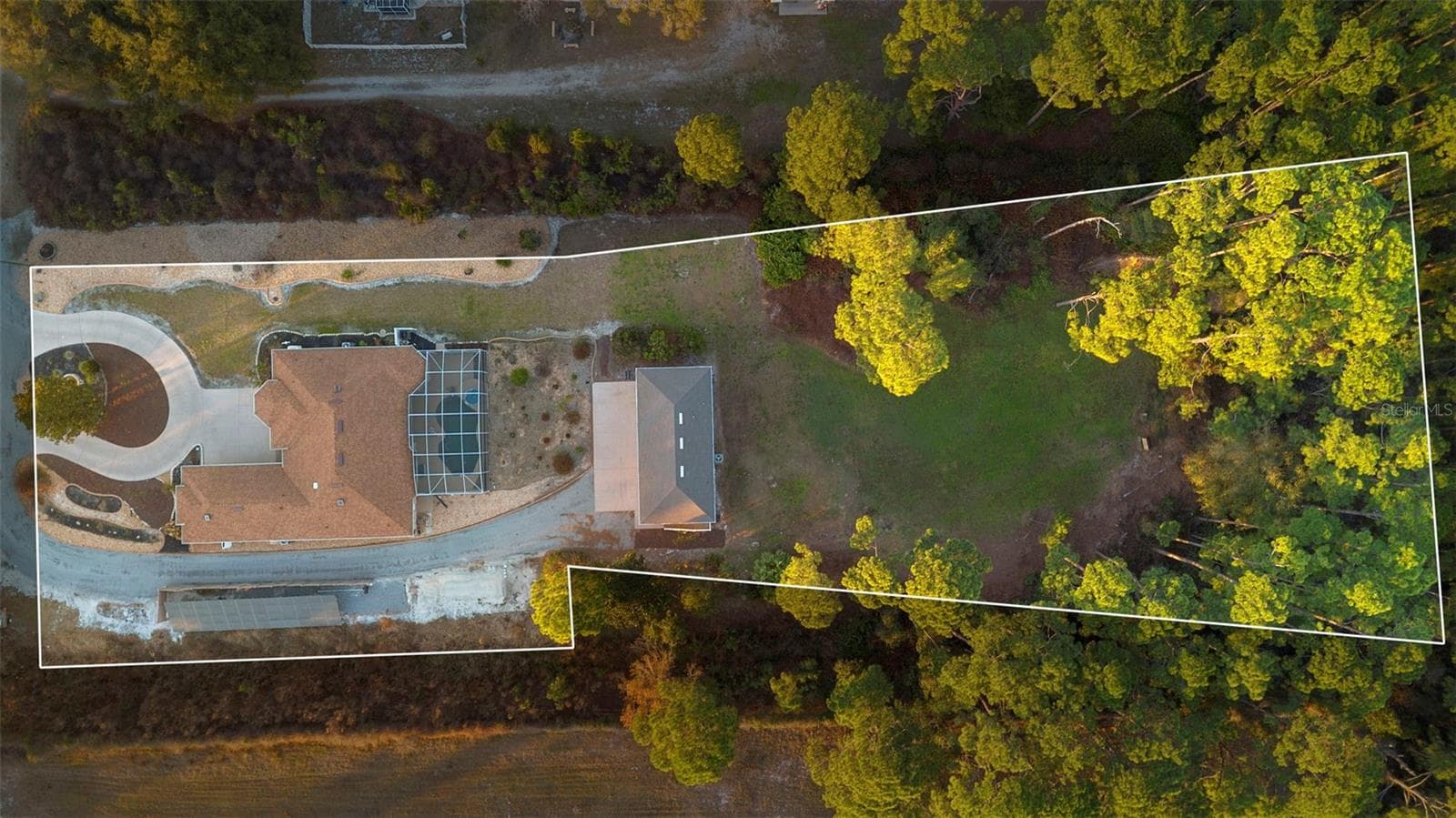 AERIAL OUTLINE - 73 SANCTUARY AVE, DEBARY