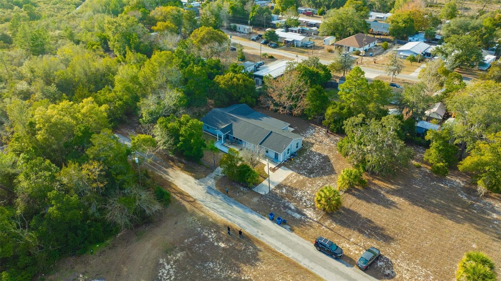 Aerial view of property - 7149 SPRUCE DR, WEEKI WACHEE