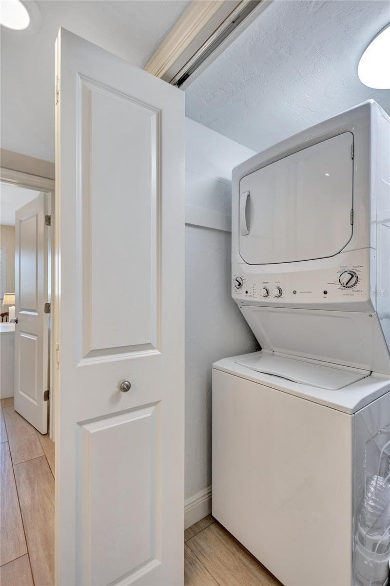 Washer/ Dryer closet inhallway - 137 AVENIDA MESSINA #3, SARASOTA