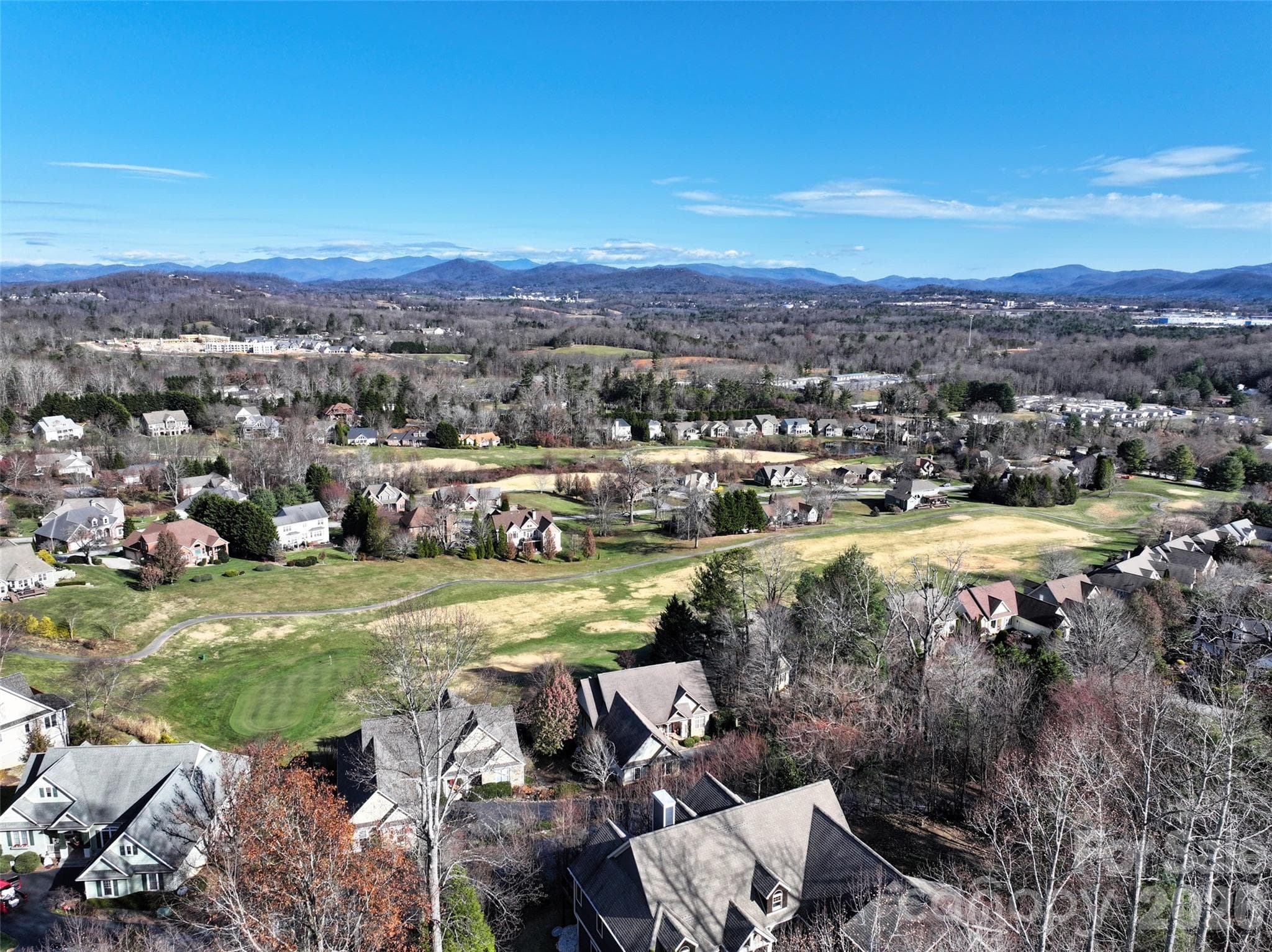 Aerial view of the Falls section #2 - 9999 Walnut Drive, Mills River