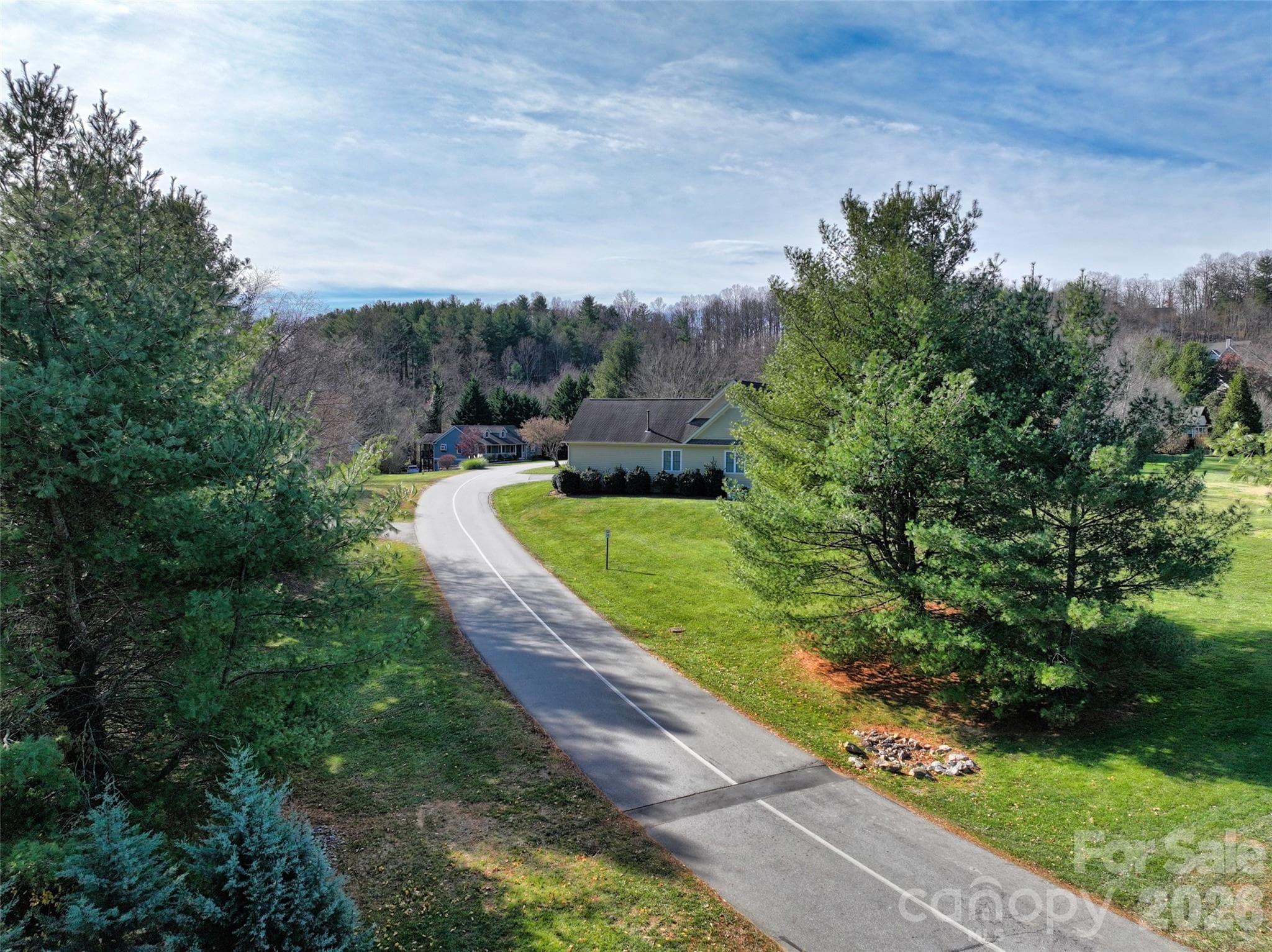 Paved roads all the way up the mountain - 9999 Walnut Drive, Mills River