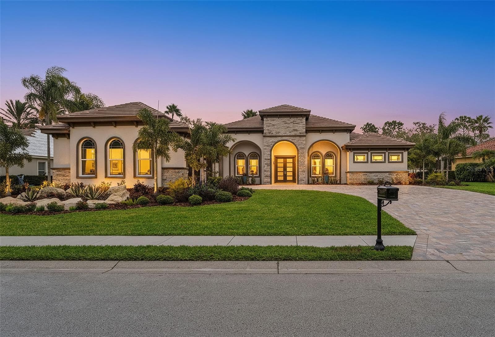 Home Front with Beatiful landscaping. - 10700 PONTOFINO CIR, TRINITY