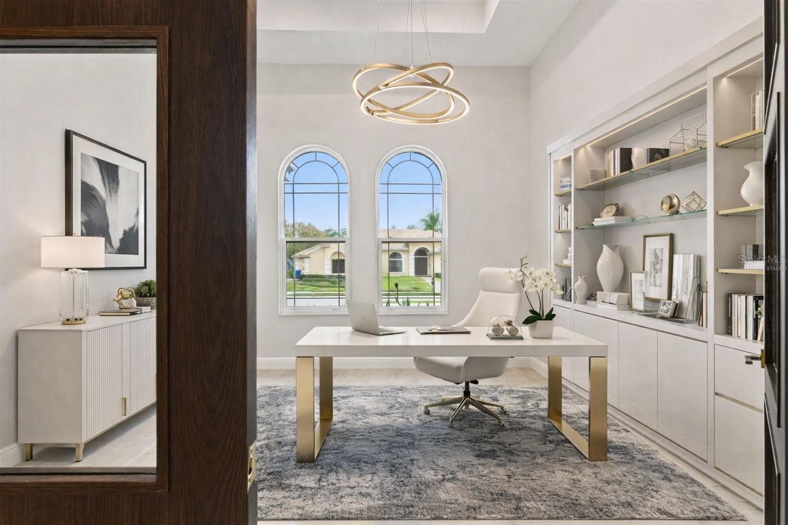Office Virtually Staged - 10700 PONTOFINO CIR, TRINITY