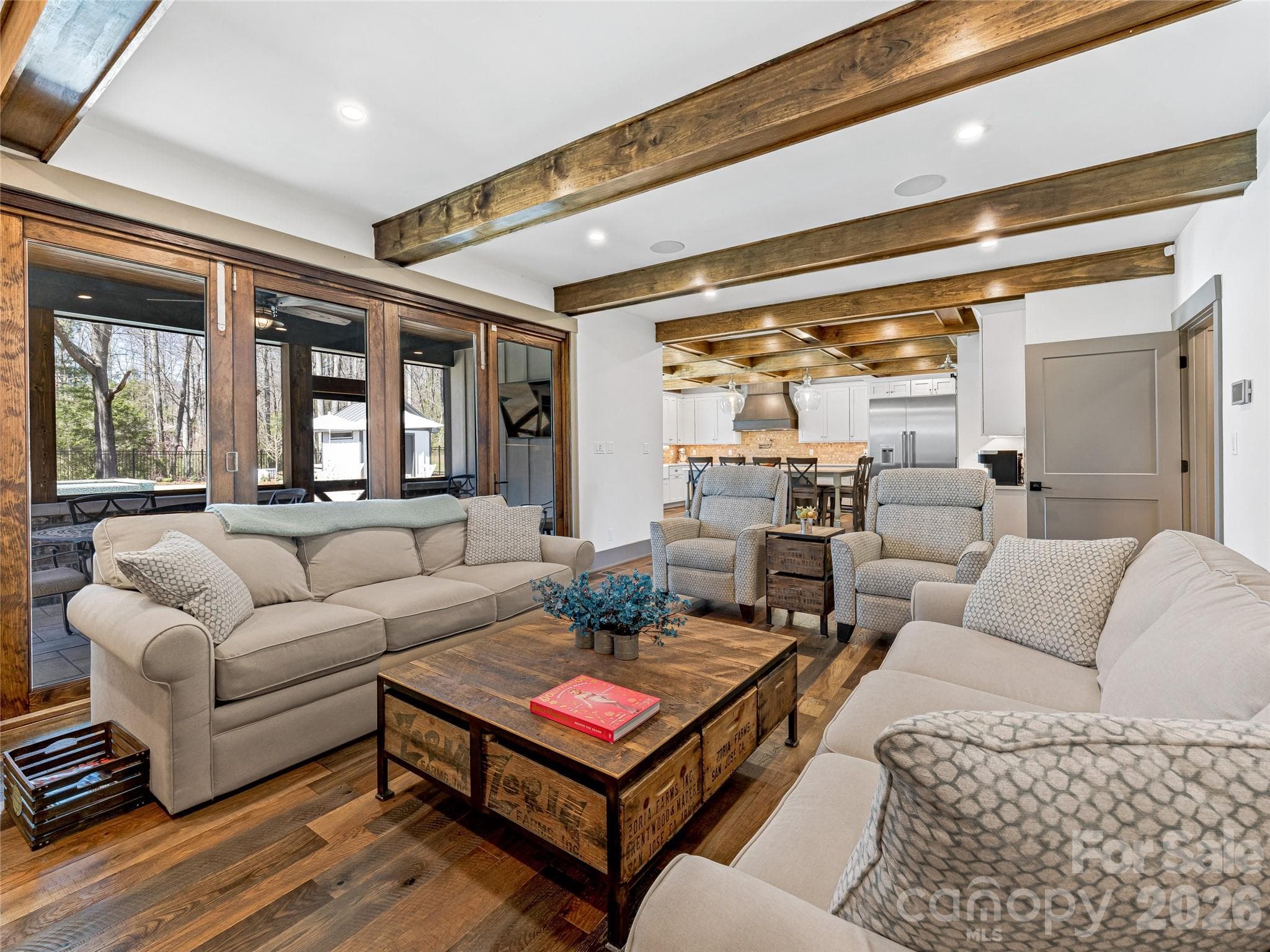 Inviting open floor plan to luxurious kitchen! - 59 W Bradford Hill Road, Mills River