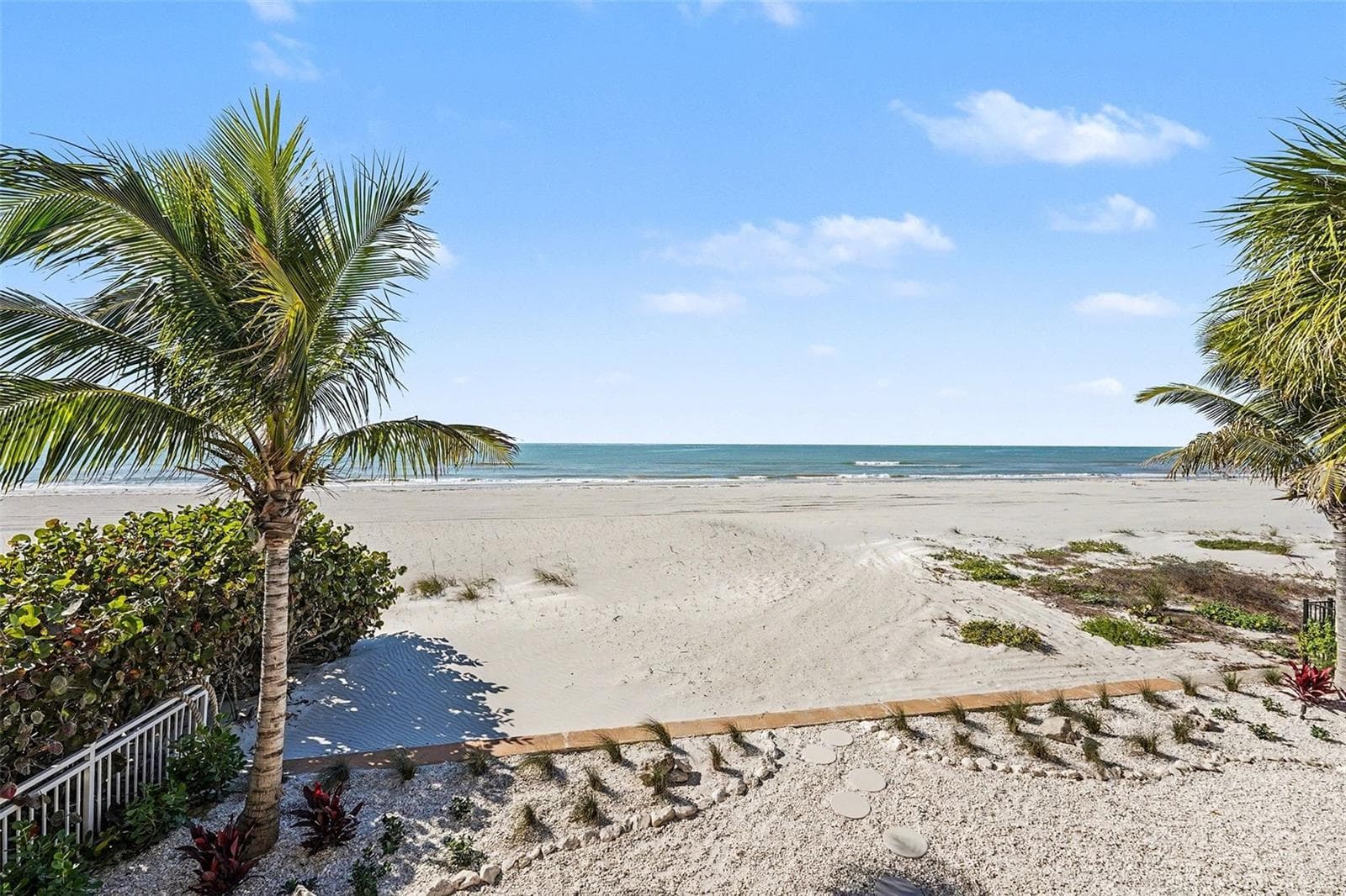 63’ x 203’ beachfront lot with endless Gulf views on your private beach - 19936 GULF BLVD, INDIAN SHORES