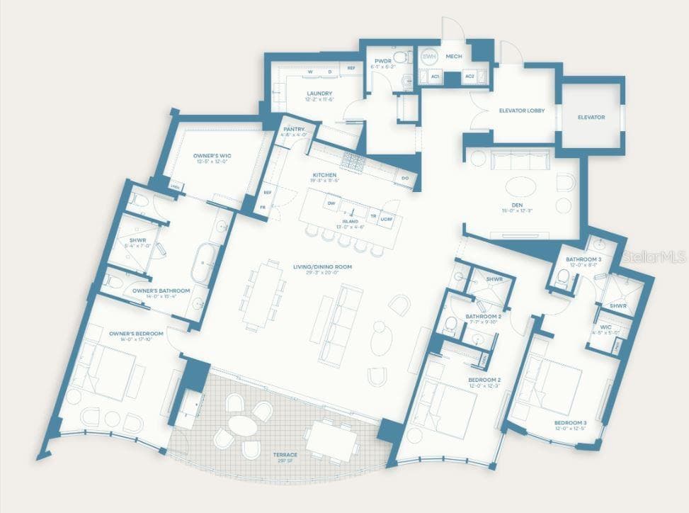 06 Residence Floorplan - 590 GOLDEN GATE POINT #706, SARASOTA
