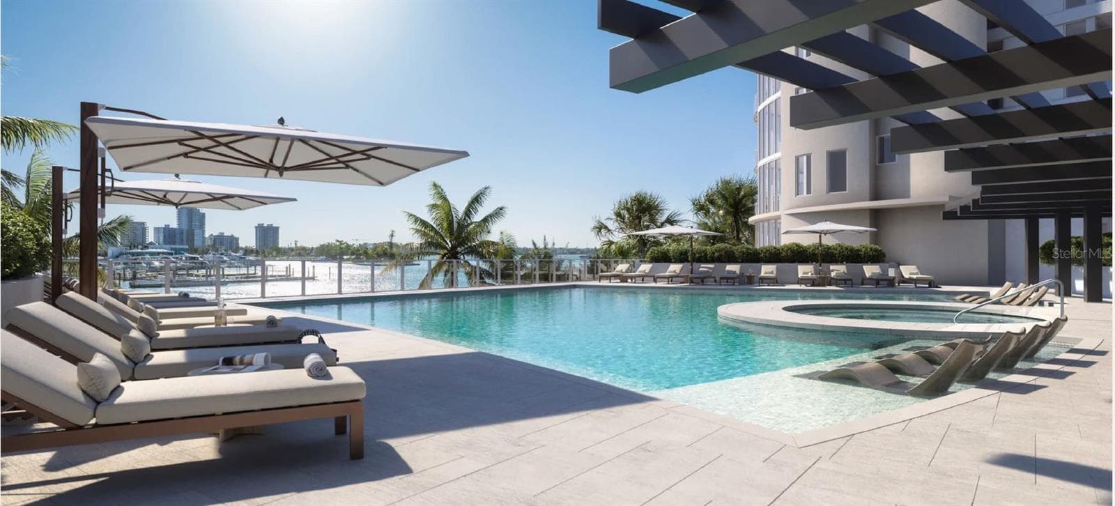 Artist Rendering Pool - 550 GOLDEN GATE POINT #404, SARASOTA