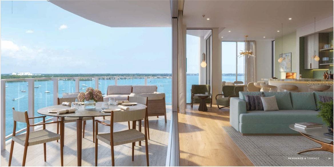 Artist Rendering Terrace - 550 GOLDEN GATE POINT #404, SARASOTA
