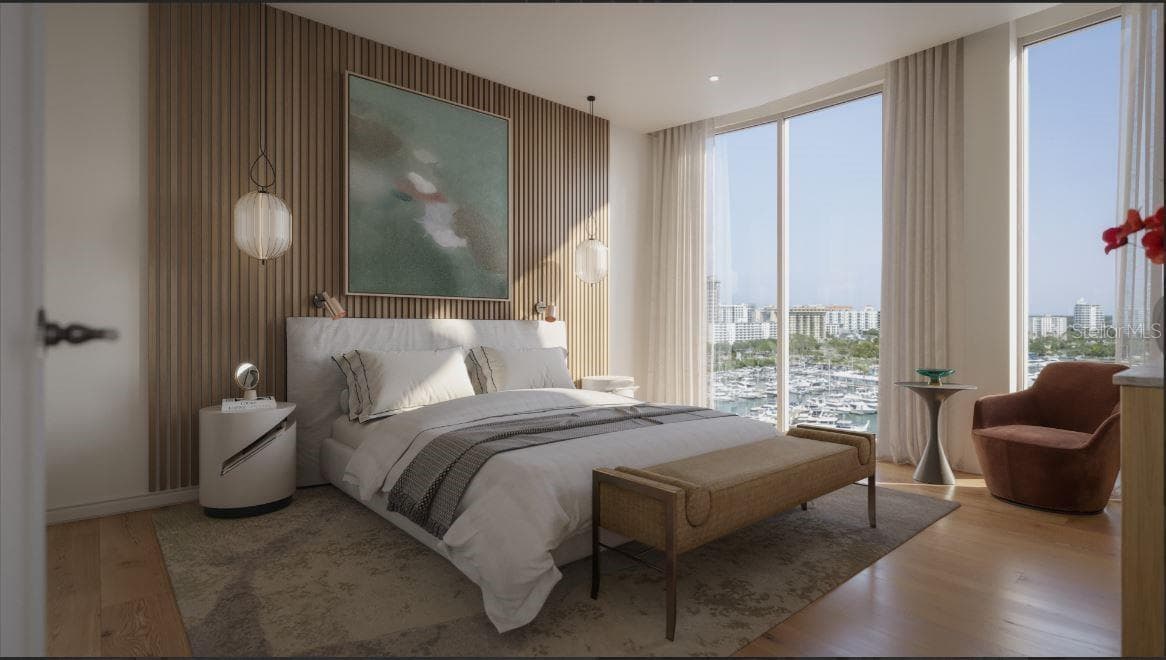 Artist Rendering Bedroom - 550 GOLDEN GATE POINT #404, SARASOTA