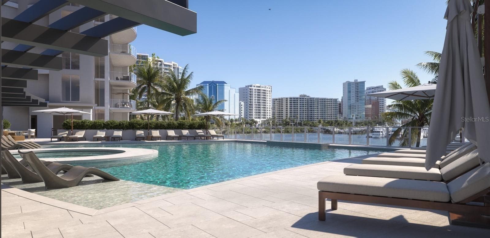 Artist Rendering Pool - 550 GOLDEN GATE POINT #503, SARASOTA