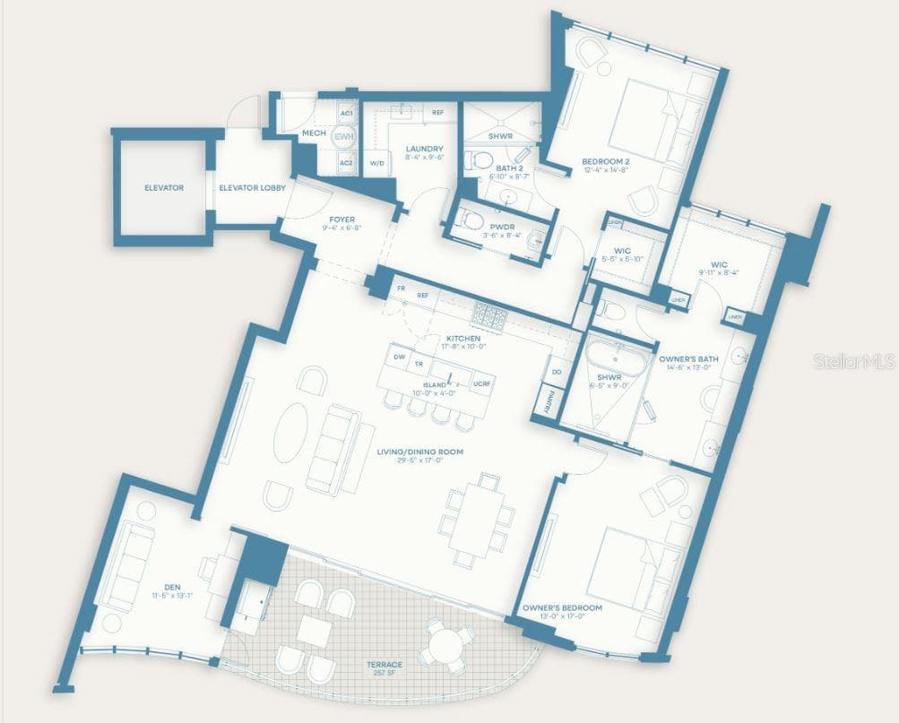 03 Residence Floorplan - 550 GOLDEN GATE POINT #503, SARASOTA