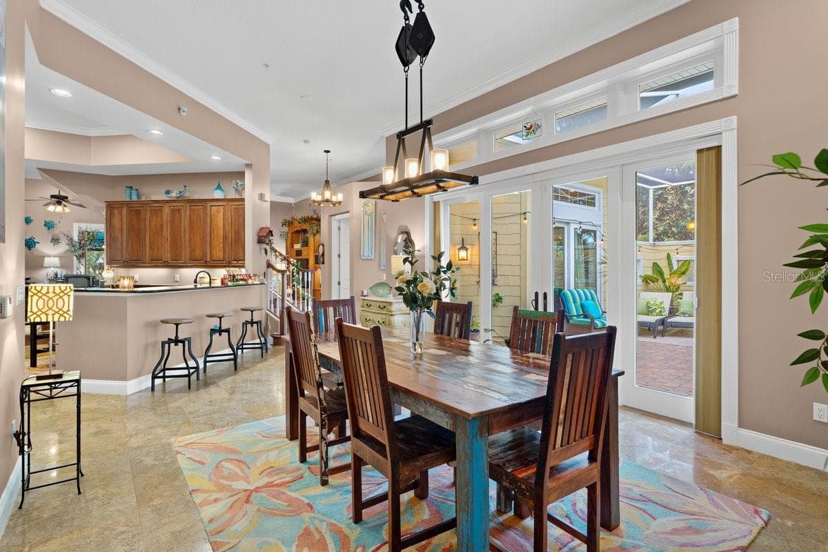 Dining Room - 4606 OAK HAMMOCK CT #4606, PONCE INLET