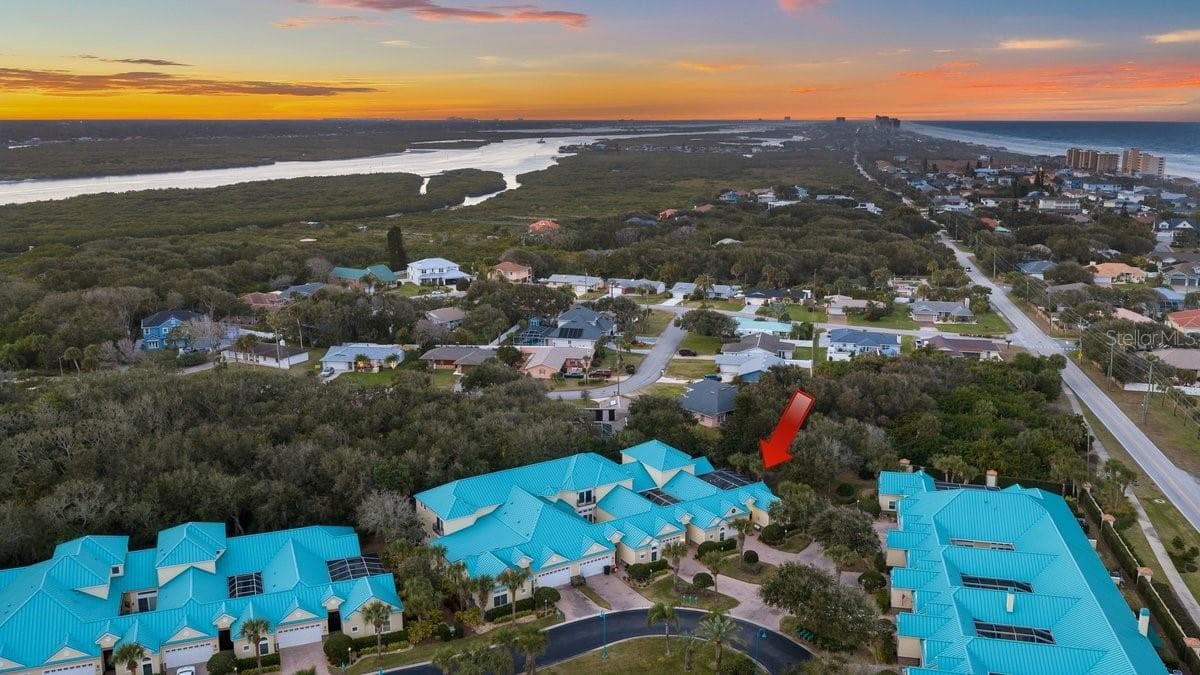 Aerial View - 4606 OAK HAMMOCK CT #4606, PONCE INLET