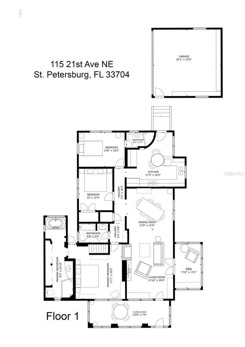 Single Family Residence at SNELLS C PERRY NORTH SHORE ADD REP, ST PETERSBURG, photo 67 of 70