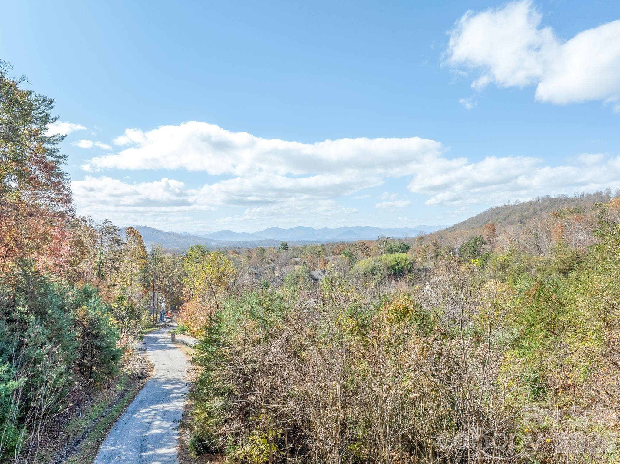 Lot 66 Approximate house view once cleared - Hamburg Mountain to the right. Westerly Sunsets over the mountain range. - 66 HawTree Court, Weaverville