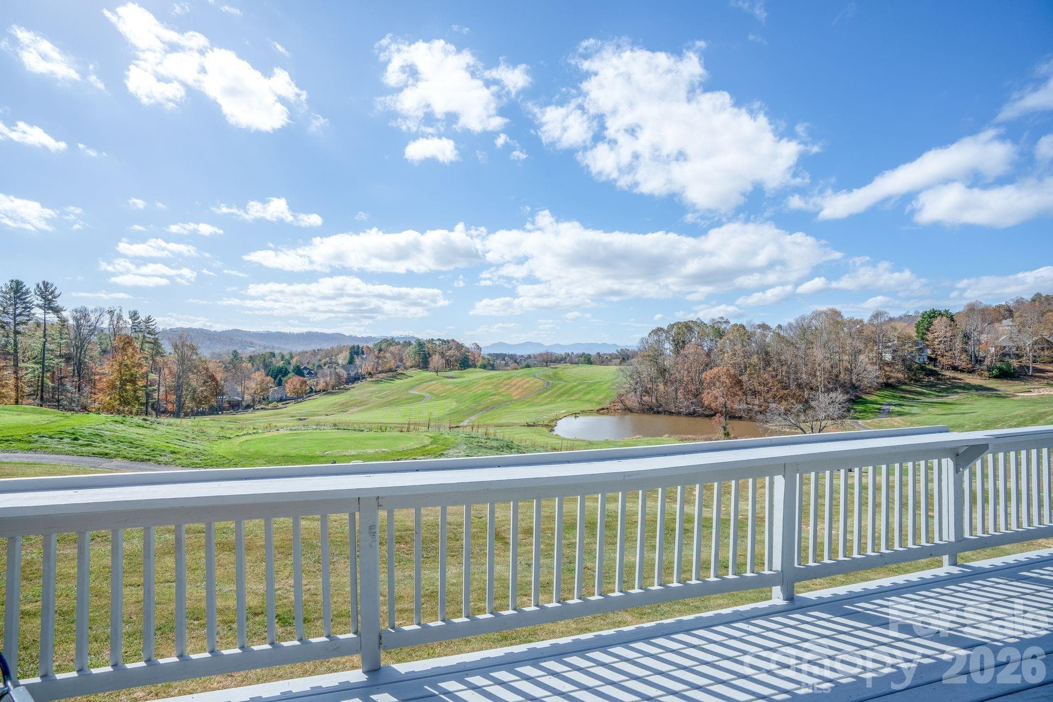 Club Deck - Grab a nice lunch and enjoy the views after 9 or 18 holes of Championship Golf - 66 HawTree Court, Weaverville