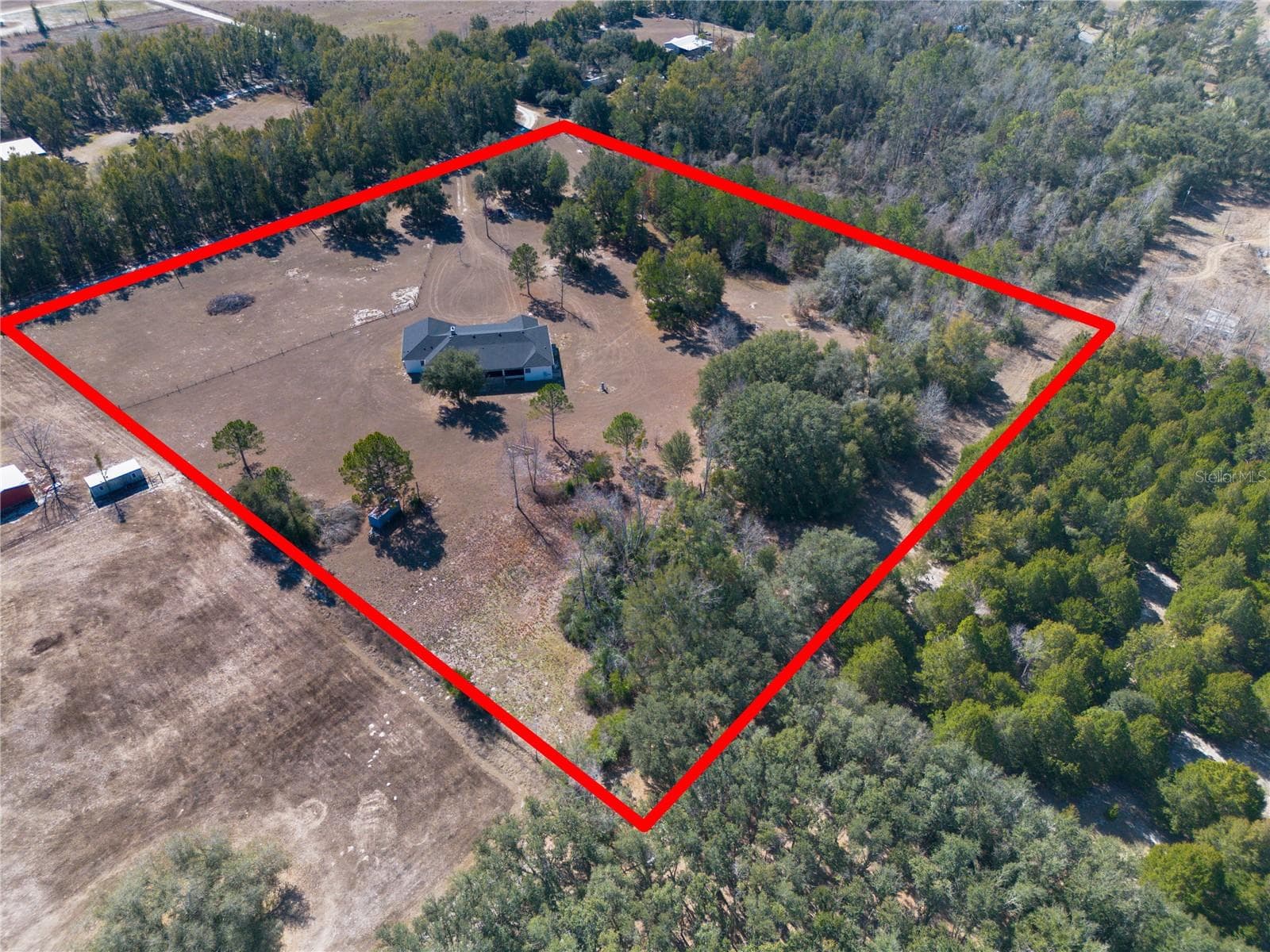 Aerial View of property - 12456 155TH PL, LIVE OAK