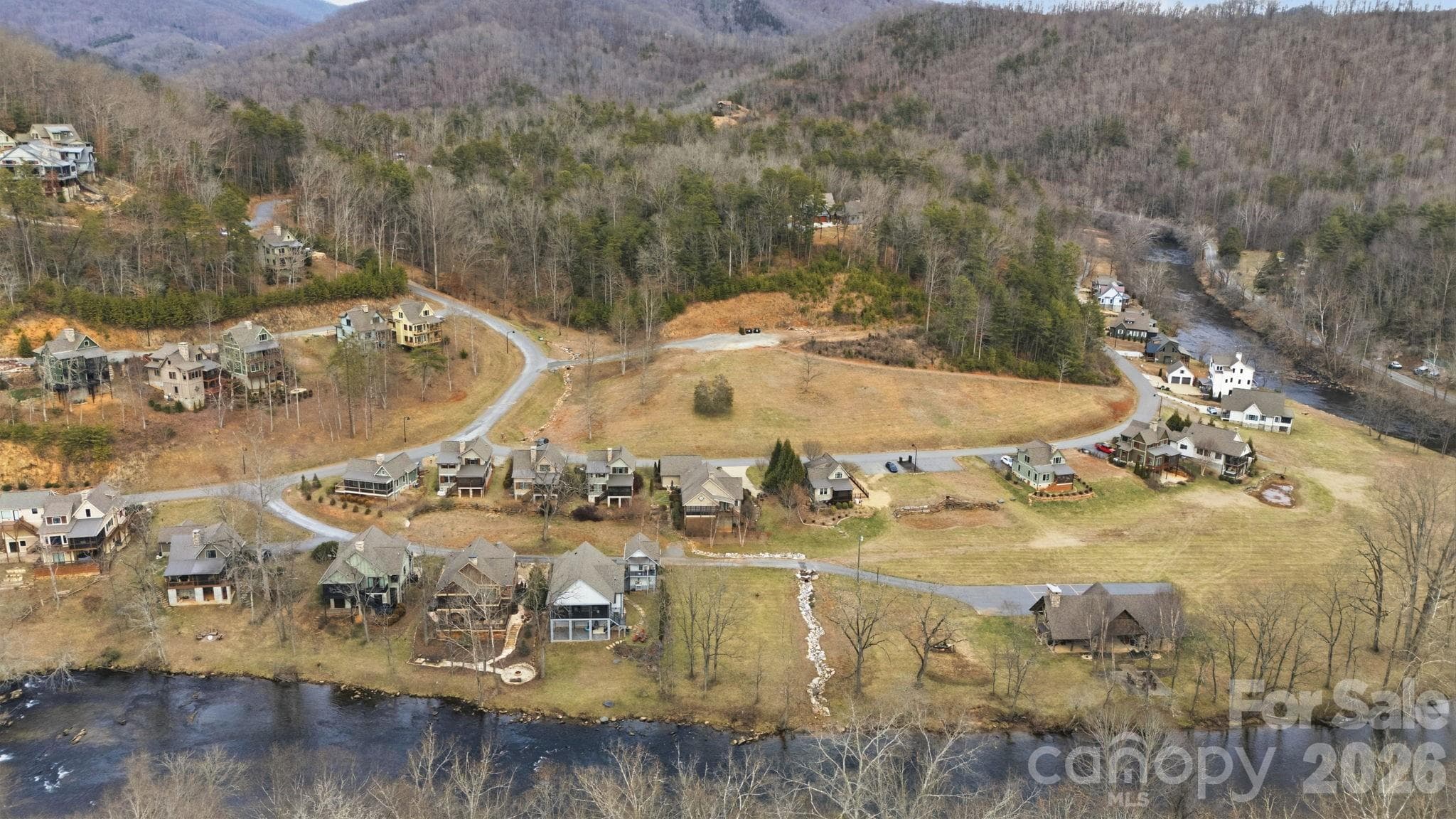 Tuckasegee River and subdivision - 22 River Club Drive, Cullowhee