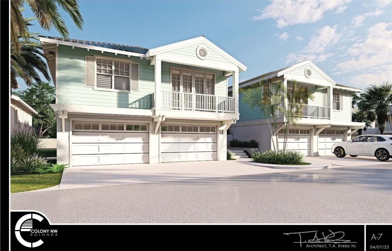 Rendition of site build proposal, Community of Villas - 151 ROTONDA BLVD N, ROTONDA WEST