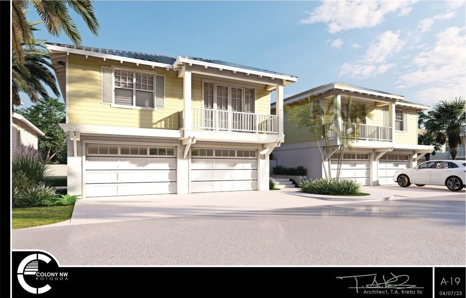Rendition of site build proposal, Community of Villas - 151 ROTONDA BLVD N, ROTONDA WEST
