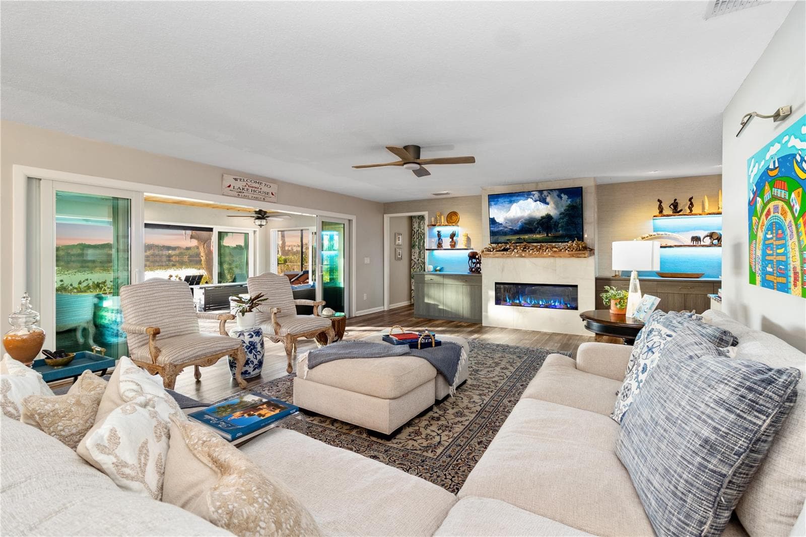 Living room - 601 LAKE PANSY DR NW, WINTER HAVEN