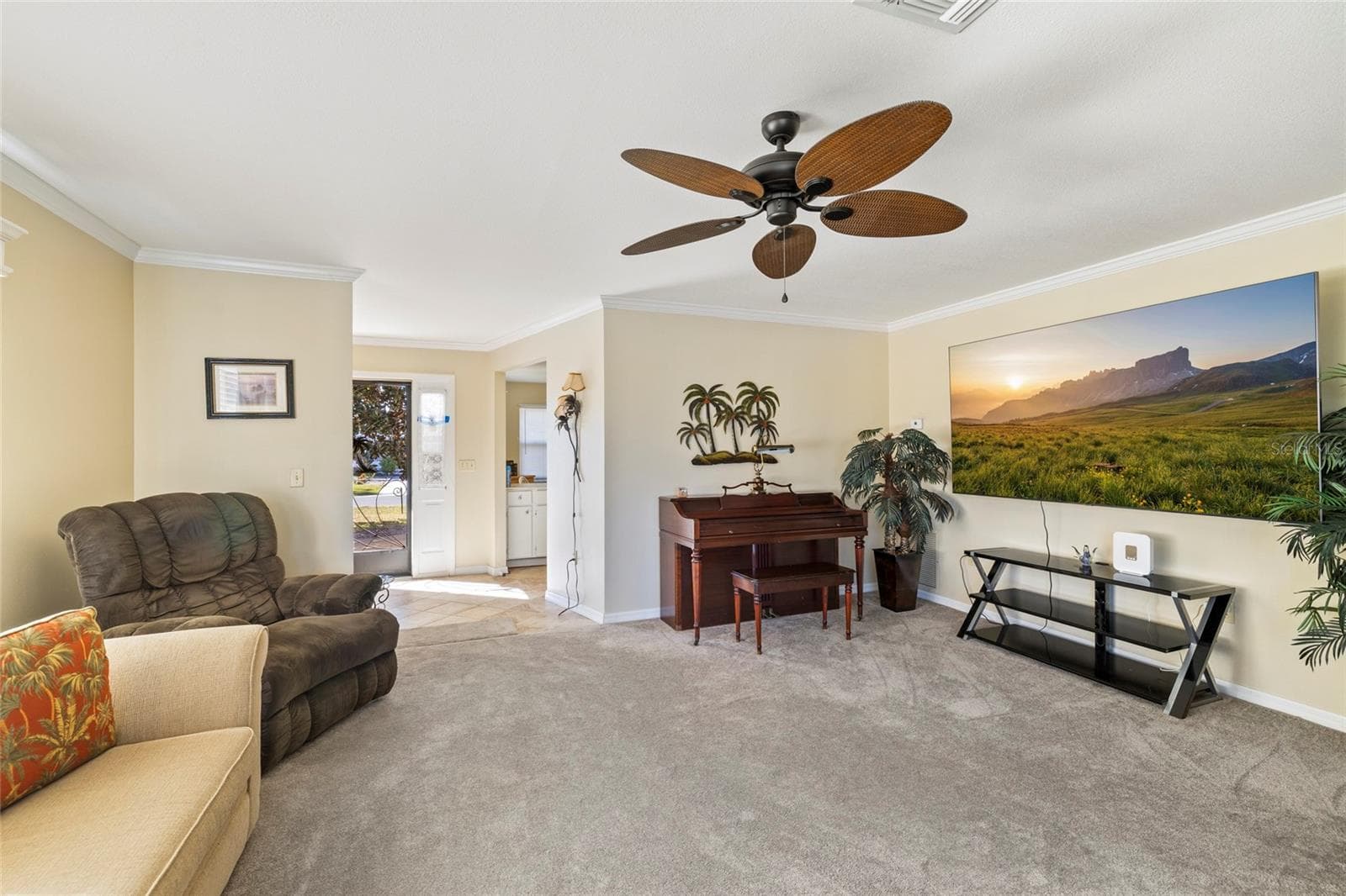 Living Room with 90in TV - 1626 WILLOW RUN, SEBRING