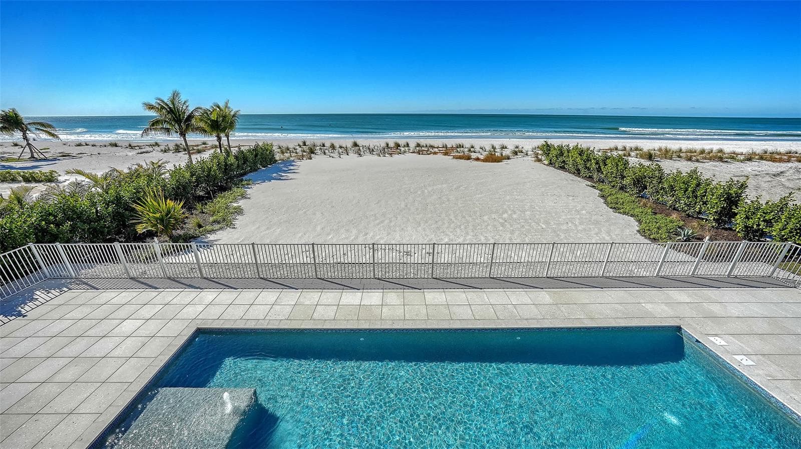 Picture yourself here, enjoying 100 feet of private beach - 6489 GULFSIDE RD, LONGBOAT KEY
