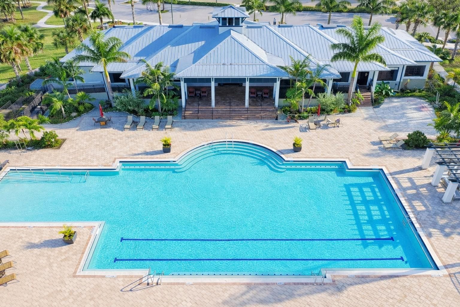 Main Community Pool at the Lodge. - 1264 RIVERSCAPE ST #B, BRADENTON