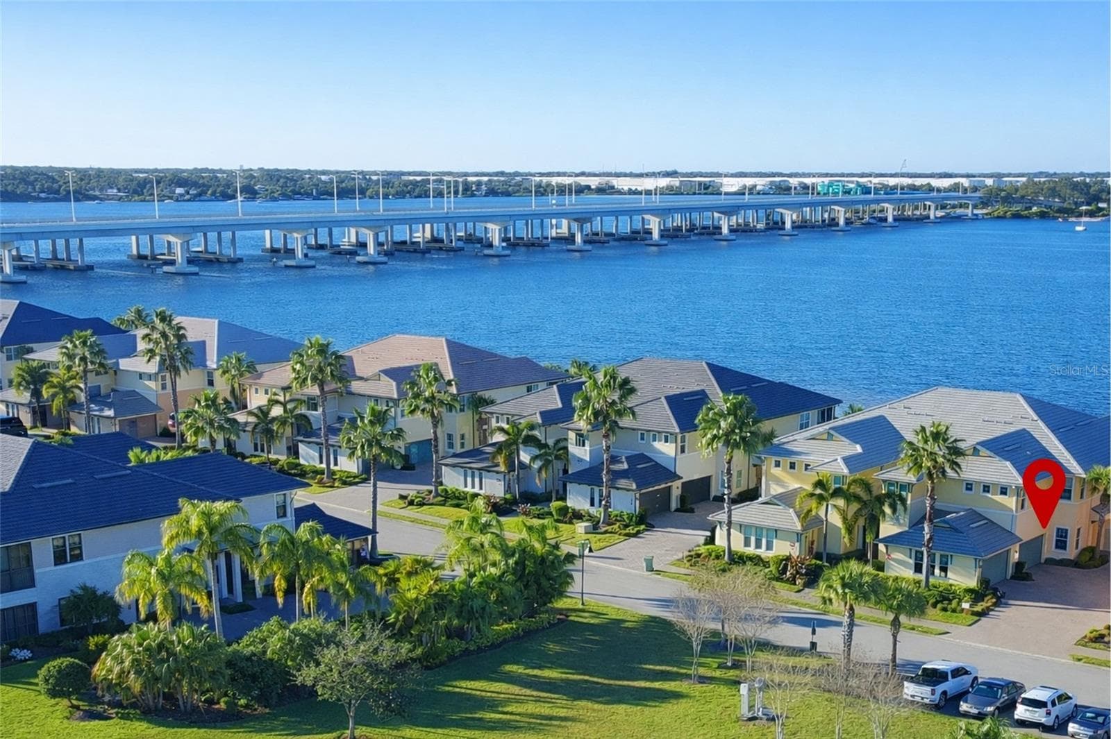 Unit marked. Manatee River in background. - 1264 RIVERSCAPE ST #B, BRADENTON