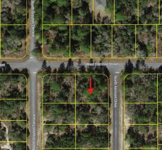 Aerial View - 6714 N AIRMONT DR, DUNNELLON