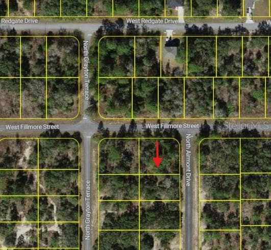 Aerial View - 6714 N AIRMONT DR, DUNNELLON