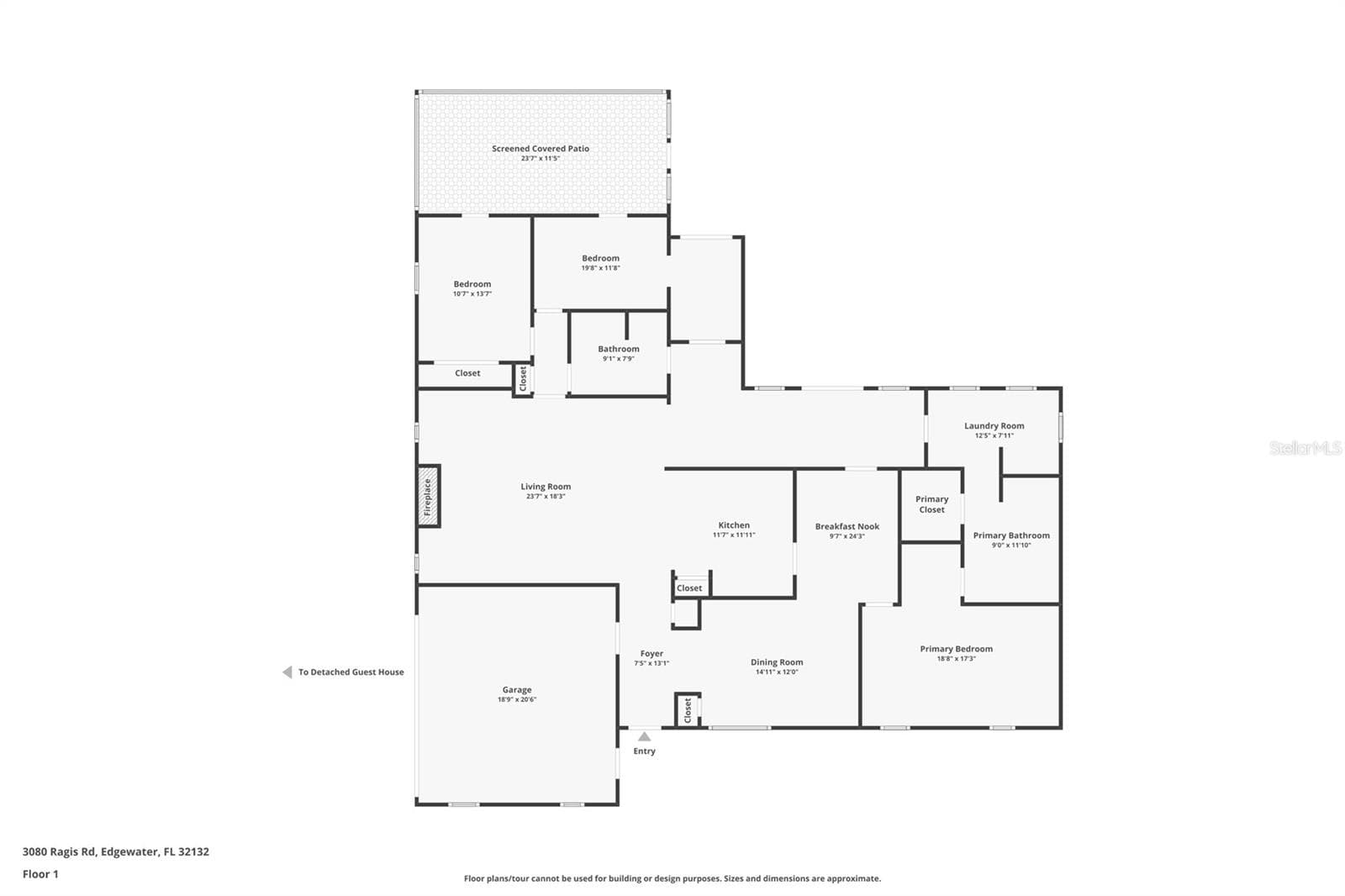 Single Family Residence at 3080 RAGIS RD, EDGEWATER, photo 84 of 86