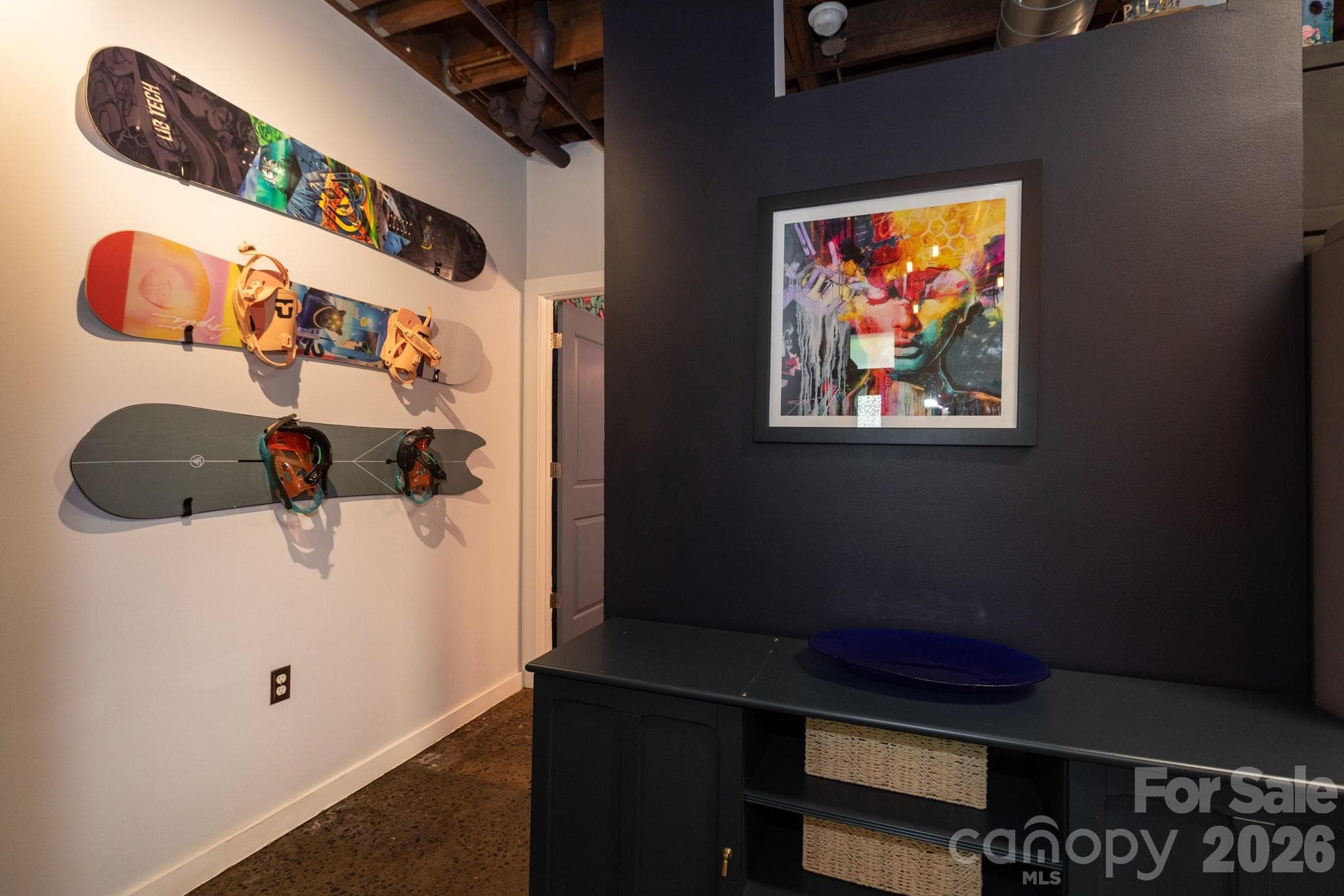 Hall to Downstairs bedroom - 840 Academy Street, Charlotte