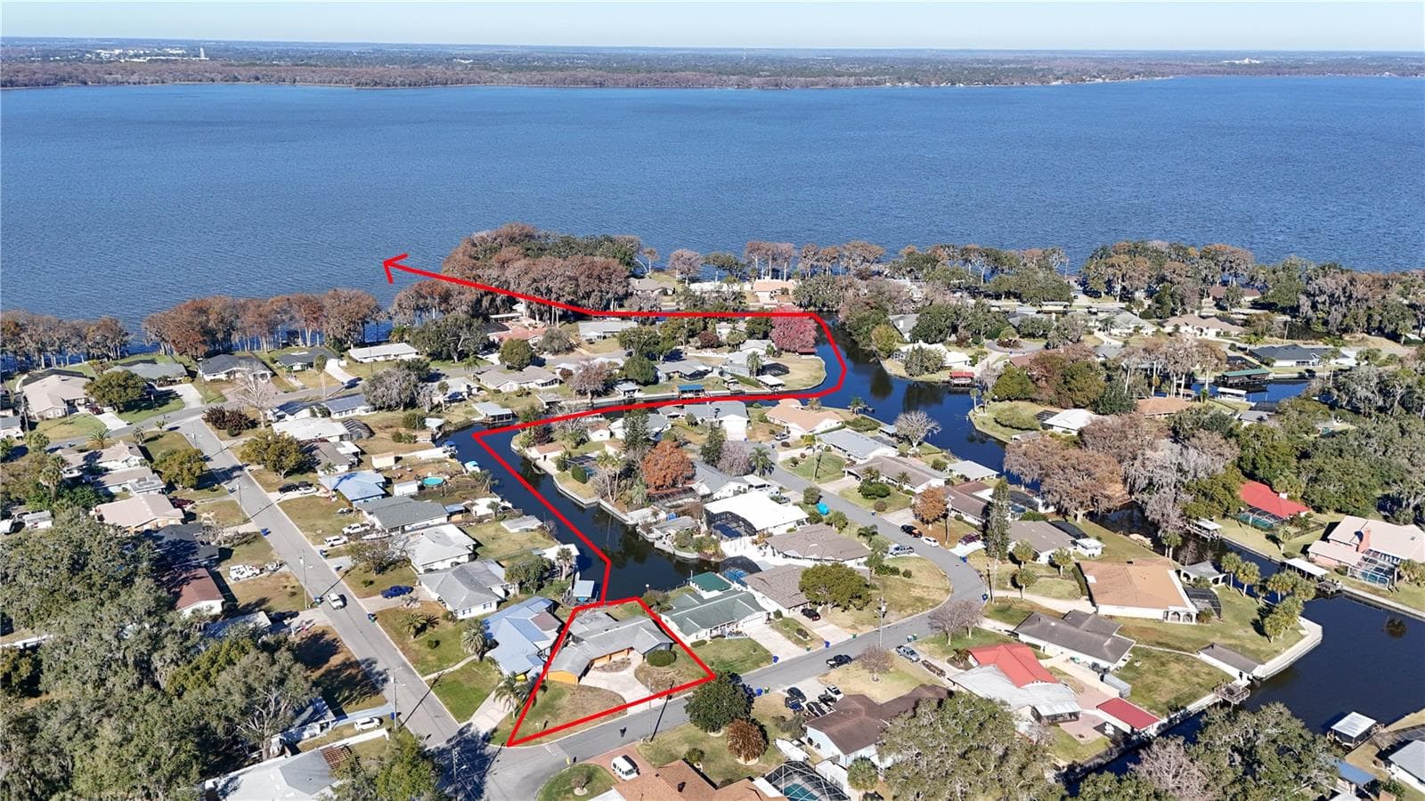 To Lake Eustis - 1503 CANAL CT, TAVARES