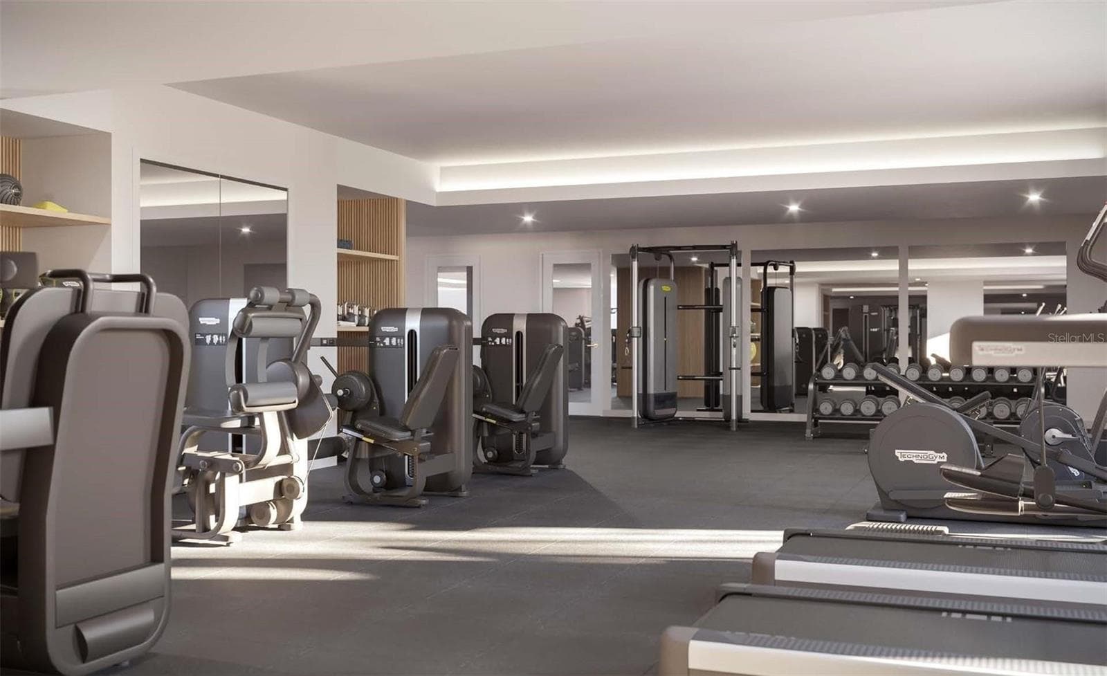 Artist Rendering Fitness Room - 325 GOLDEN GATE PT #1002, SARASOTA