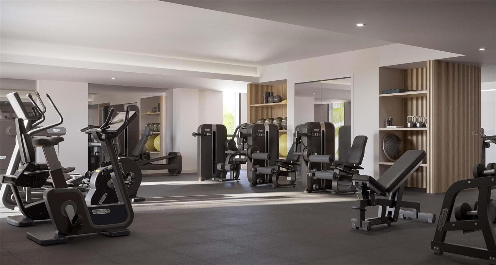 Artist Rendering Fitness Room - 325 GOLDEN GATE PT #701, SARASOTA
