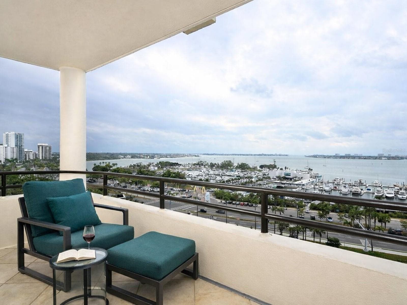 Virtually Staged Photo - 1255 N GULFSTREAM AVE #1106, SARASOTA