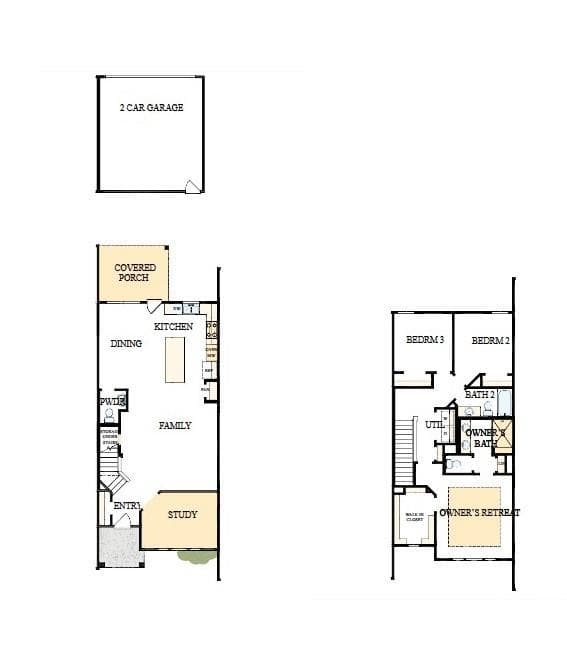 Floorplan - Parklane - 11423 Prosperity Church Road, Huntersville