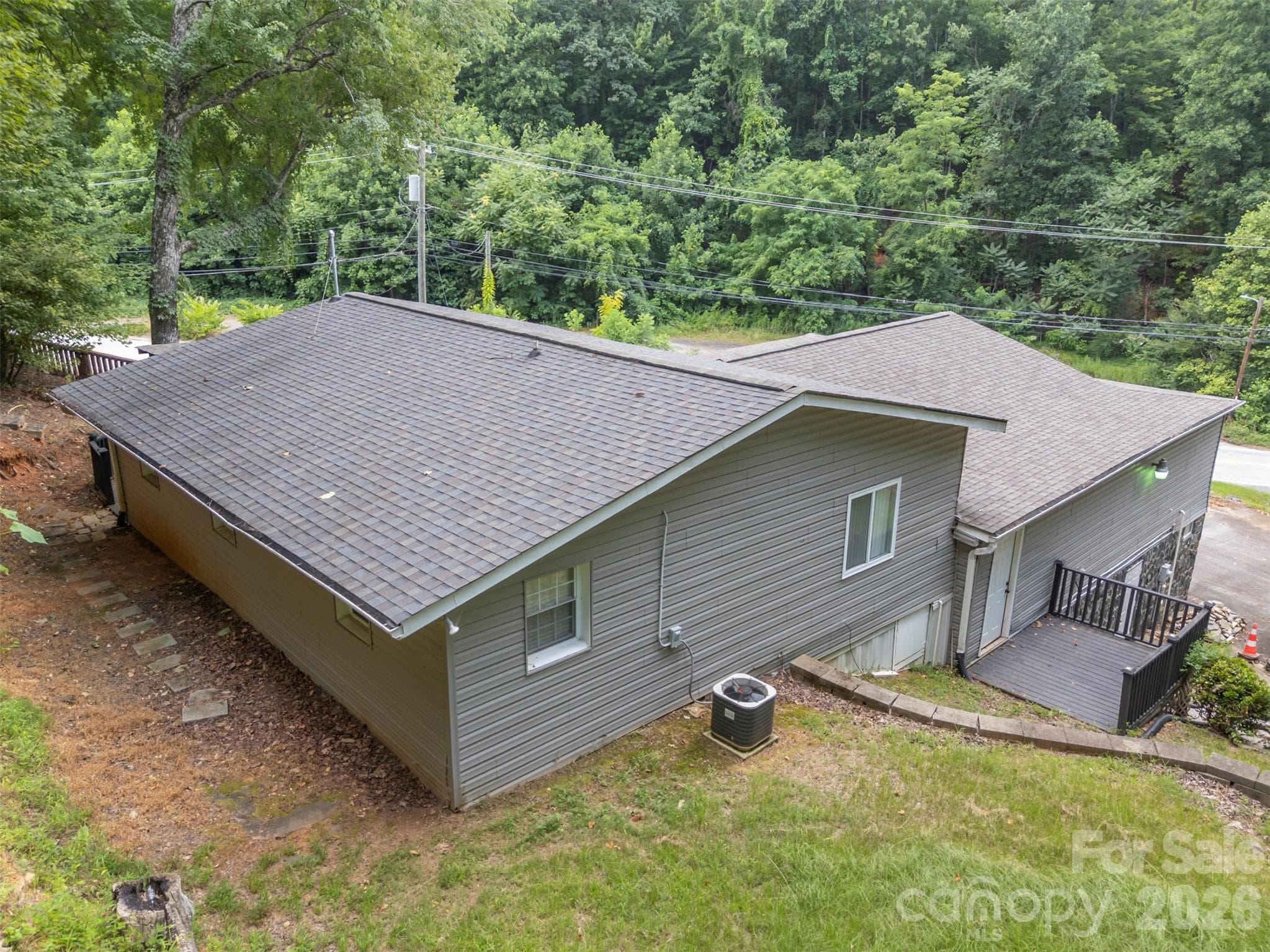 Behind apartment - 1840 Memorial Highway, Lake Lure
