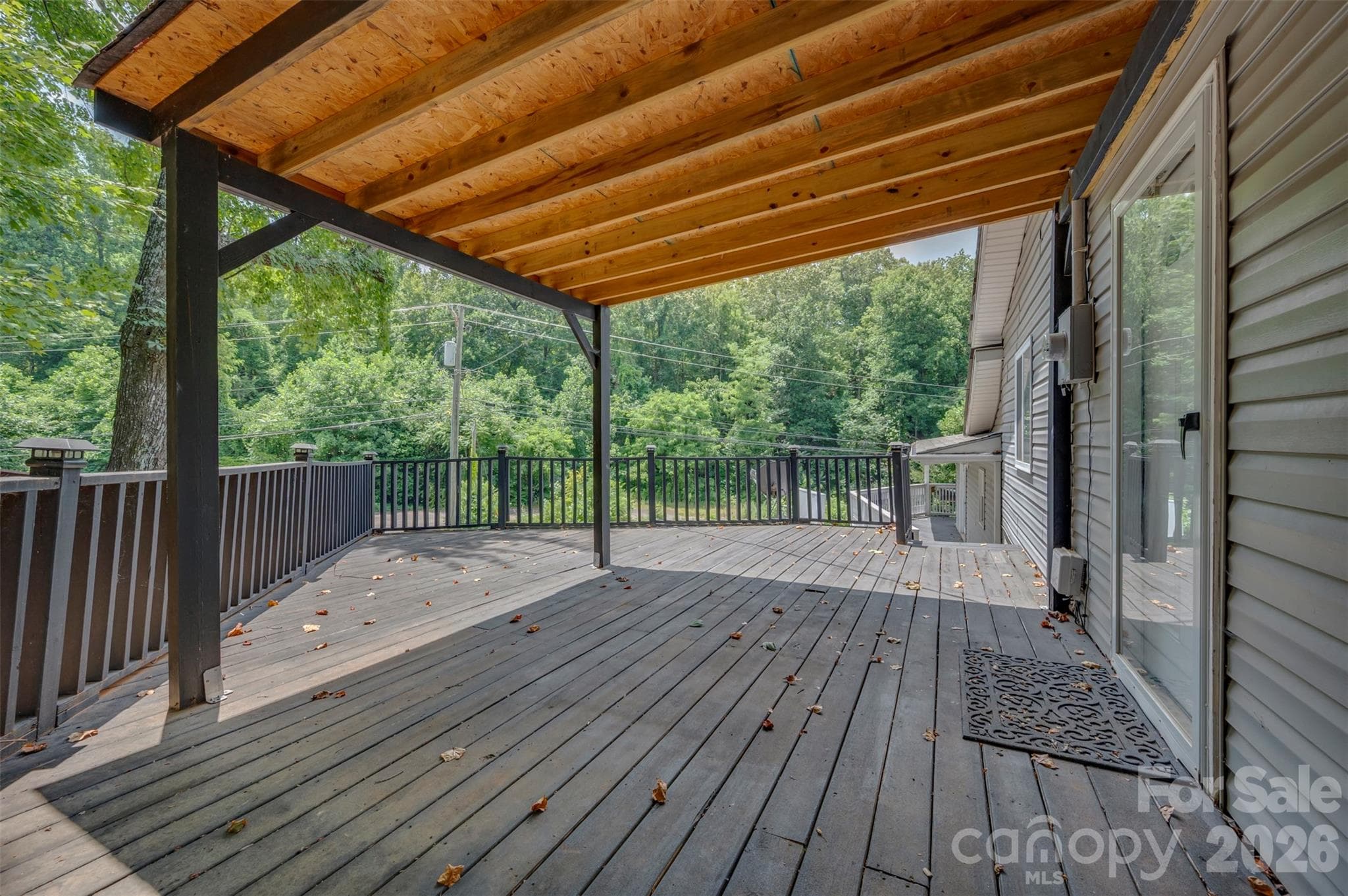 Covered deck - 1840 Memorial Highway, Lake Lure